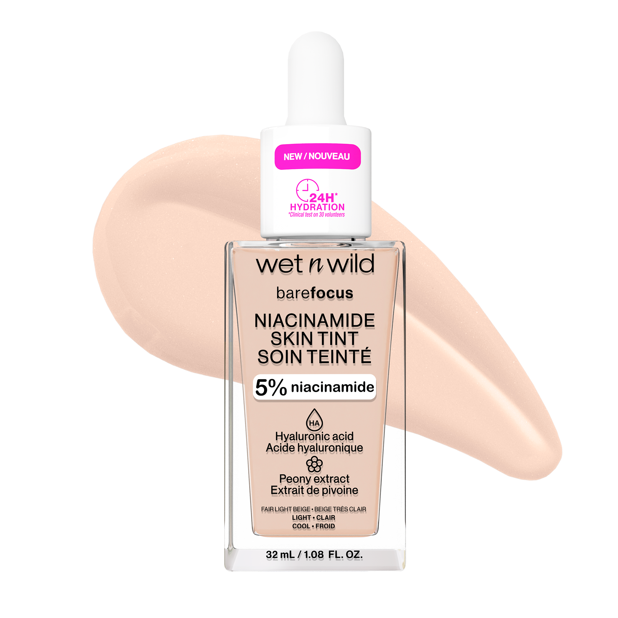 Bare Focus Niacinamide Skin Tint | Fair Light Beige