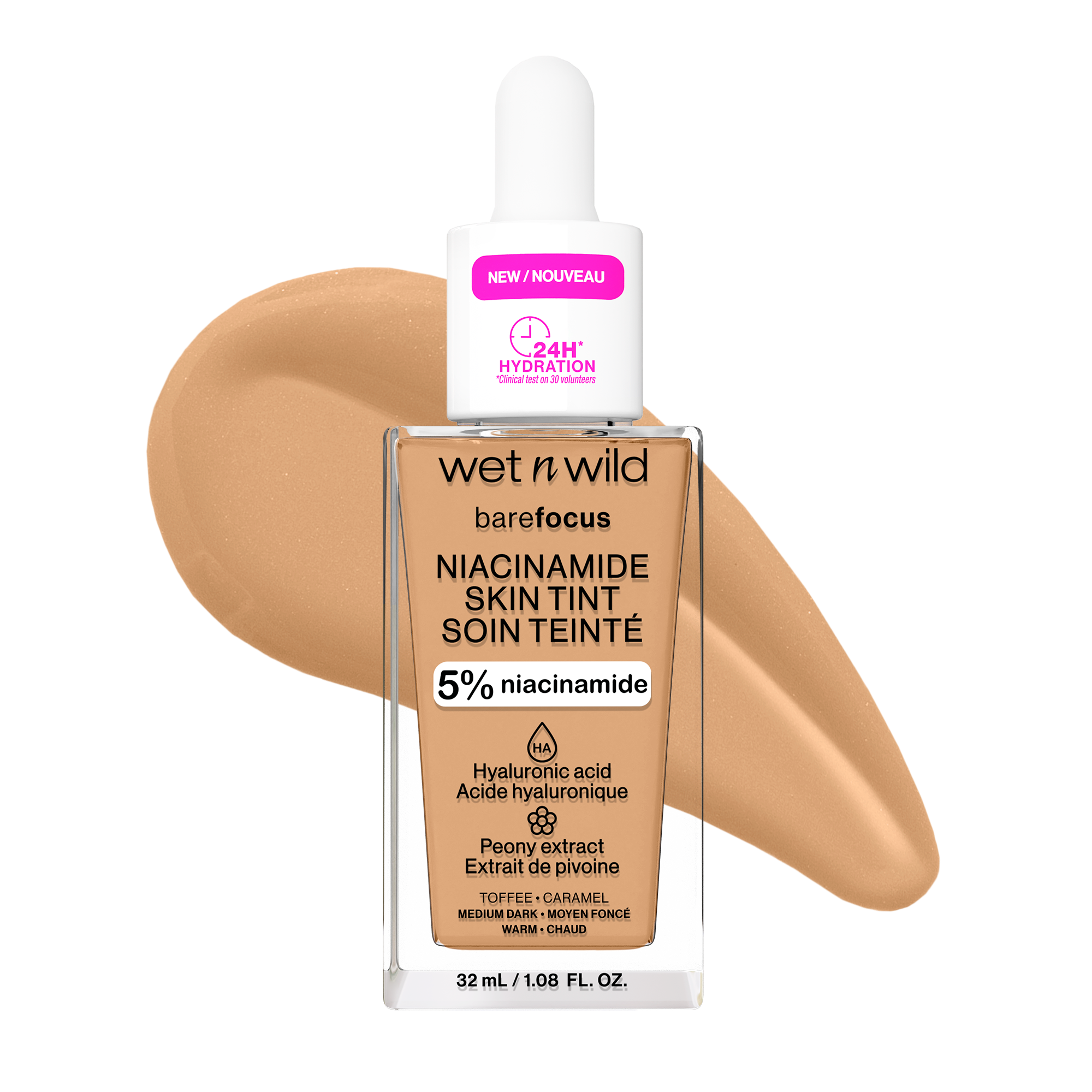 Bare Focus Niacinamide Skin Tint | Toffee
