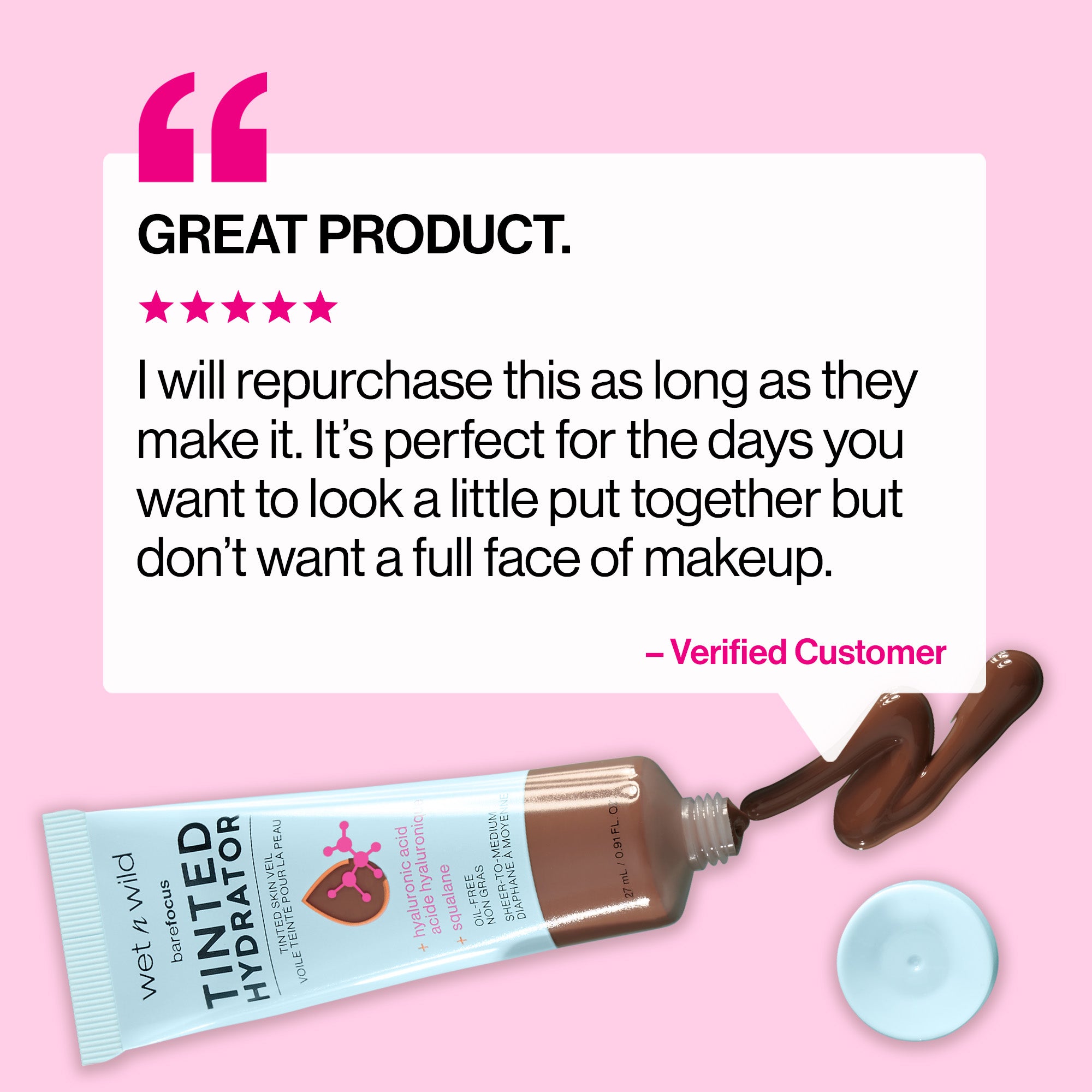 Bare Focus Tinted Hydrator Tinted Skin Veil | Fair - Image 4