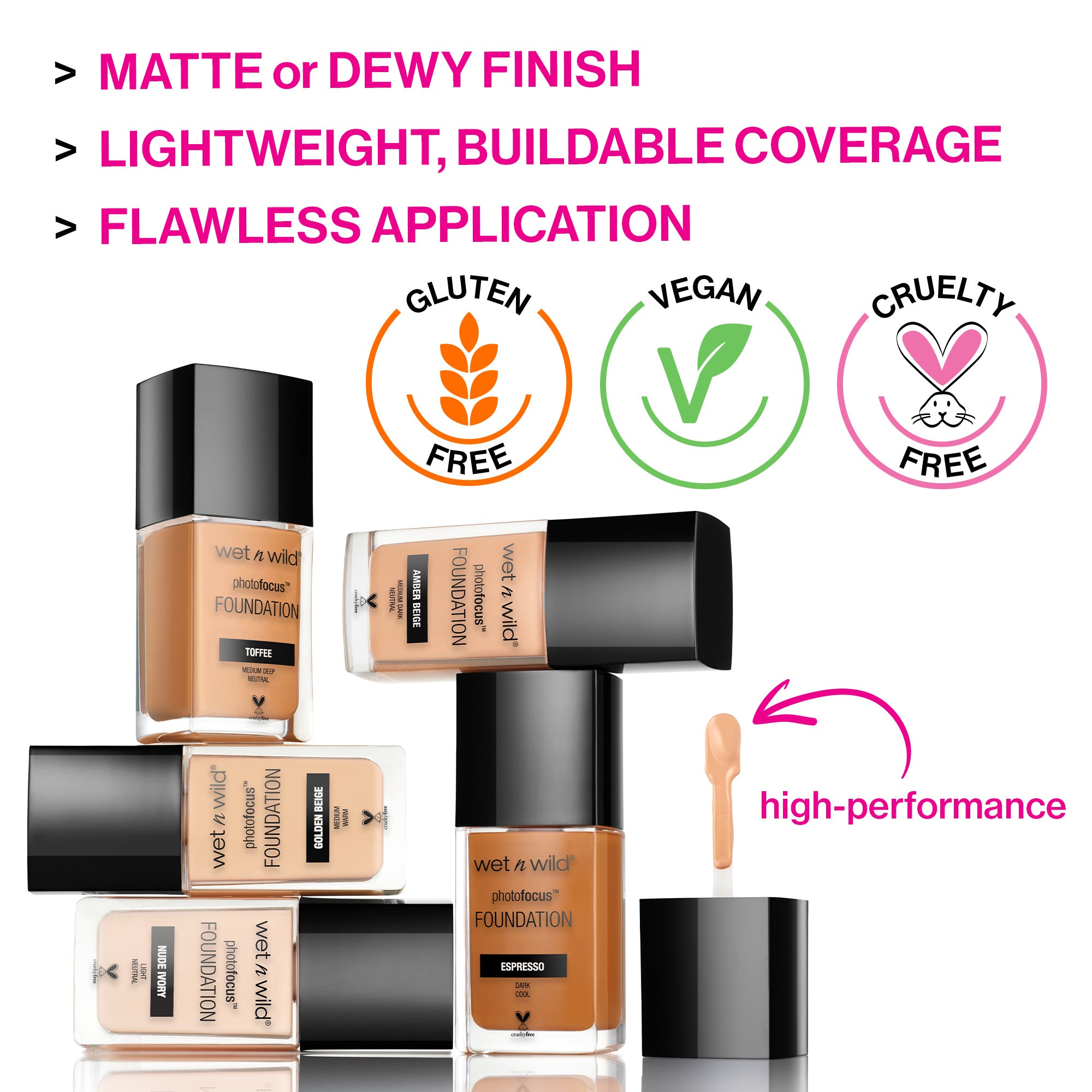 Photo Focus Dewy Foundation | Buff Bisque - Image 4